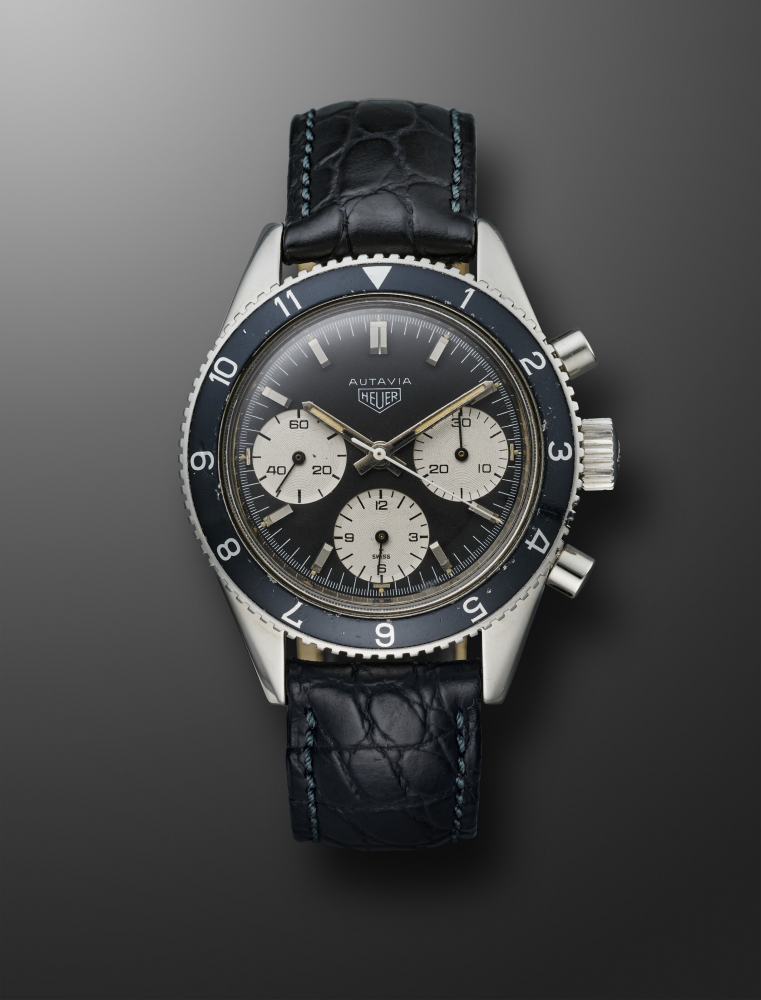 HEUER, STAINLESS STEEL CHRONOGRAPH AUTAVIA ‘TRANSITIONAL’, REF. 2446" -
