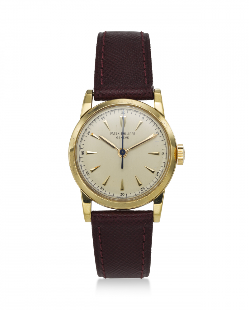 PATEK PHILIPPE, REF. 2460, CALATRAVA, A FINE 18K YELLOW GOLD WRISTWATCH -