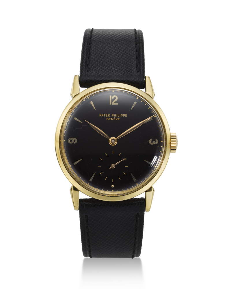 PATEK PHILIPPE, REF. 1578, CALATRAVA, A VERY FINE 18K YELLOW GOLD WRISTWATCH WITH SUBSIDIARY SECONDS -