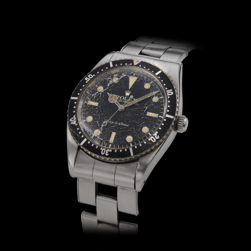ROLEX, TURN-O-GRAPH, STEEL, REF. 6202, FORMERLY OWNED BY ERIC CLAPTON -