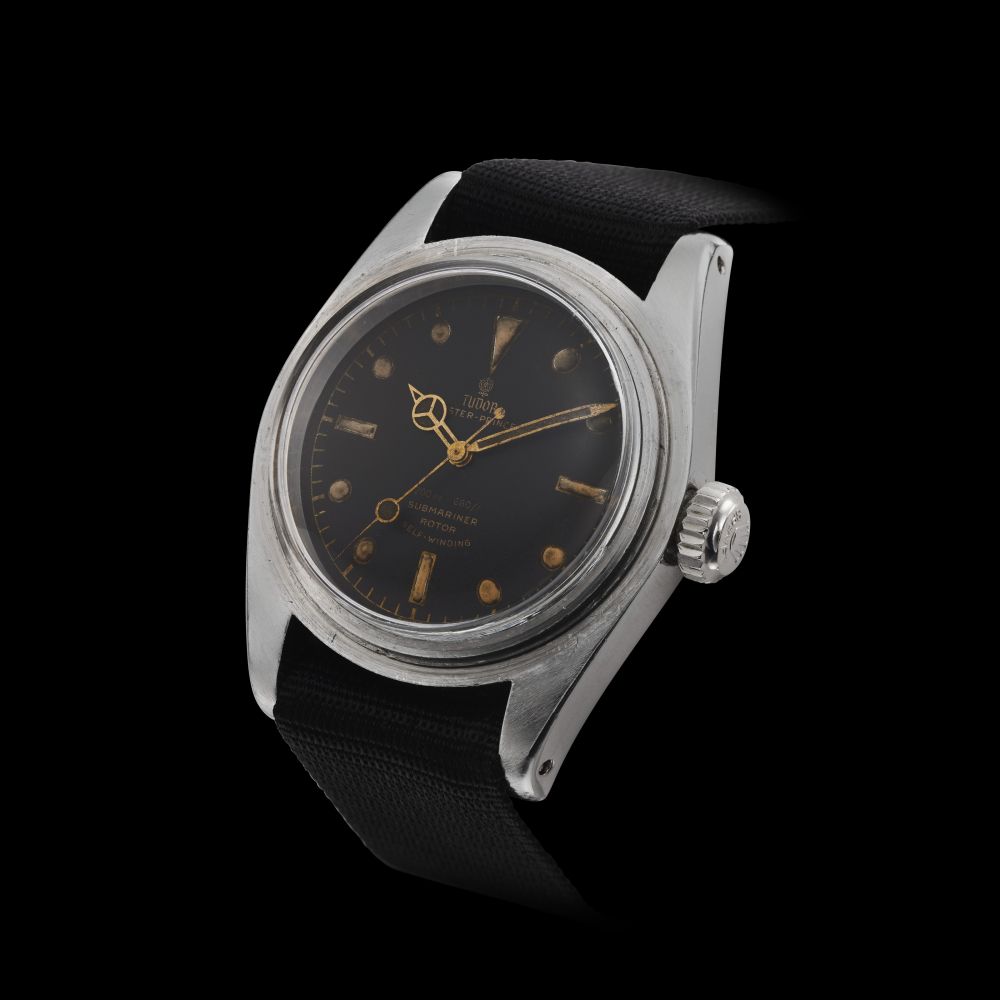 TUDOR, “BIG CROWN” SUBMARINER, STEEL, REF. 7924 -