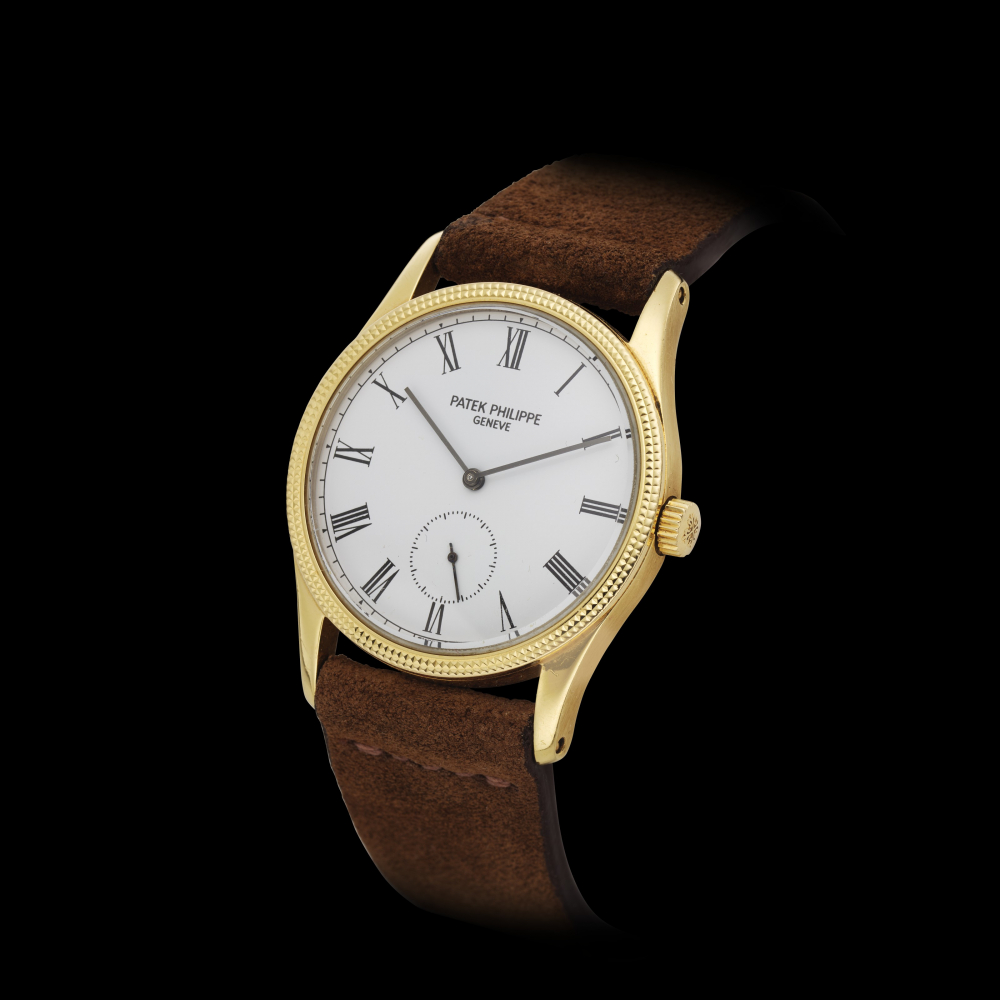PATEK PHILIPPE, CALATRAVA, 18K YELLOW GOLD, REF. 3796 -