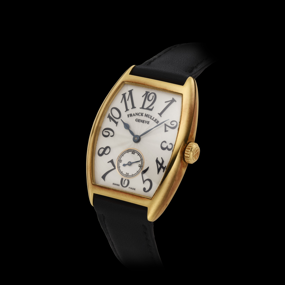 TITLE: FRANCK MULLER, 18K PINK GOLD, CINTRE CURVEX, REF. 7501 S6 MM -