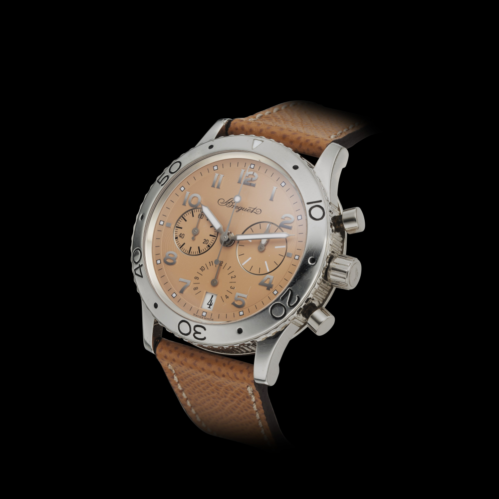 BREGUET, TYPE XX, TRANSATLANTIQUE, PLATINUM, REF. 3827, LIMITED EDITION 02/90 -