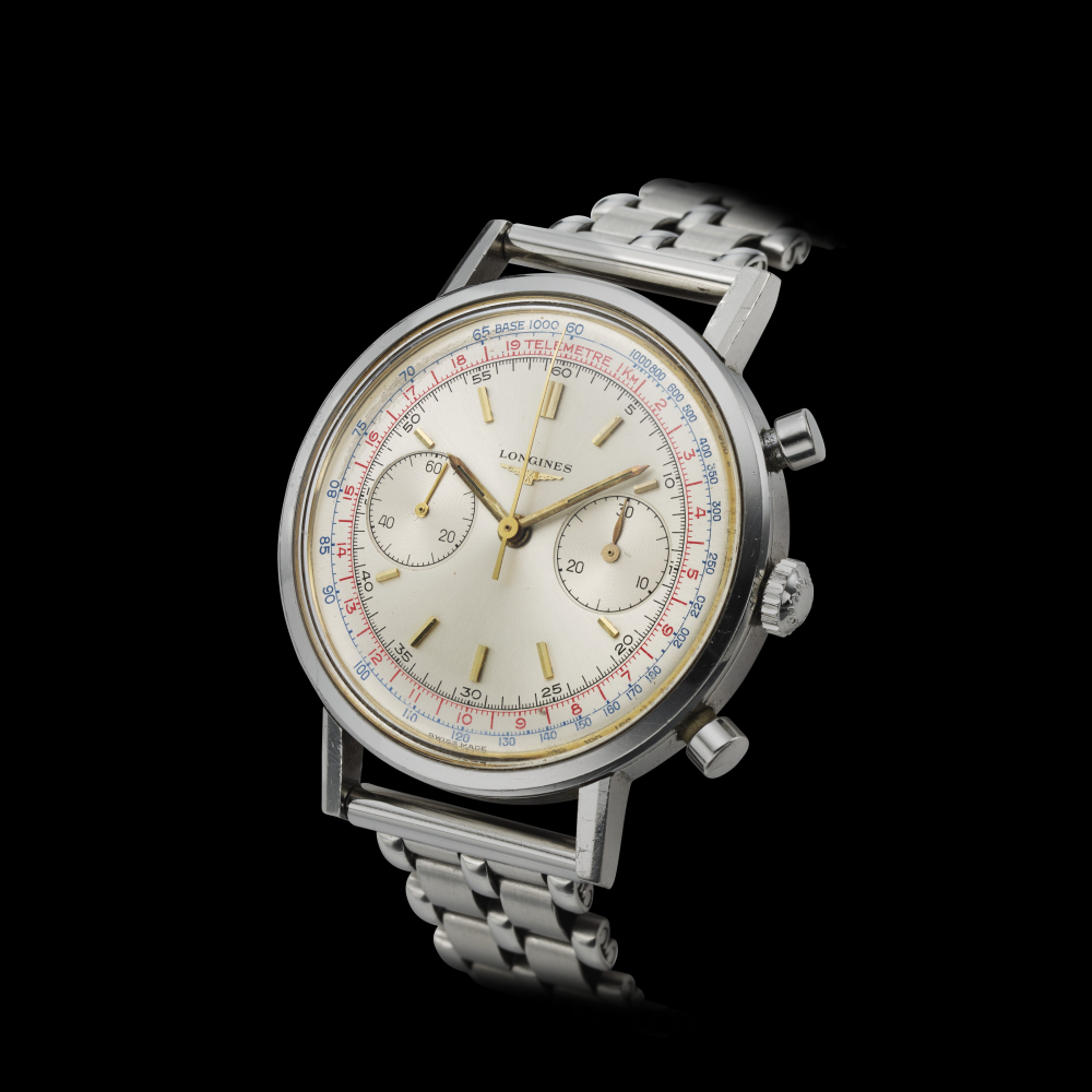 LONGINES, STEEL, CHRONOGRAPH, CAL. 30CH, REF. 7413-2 -