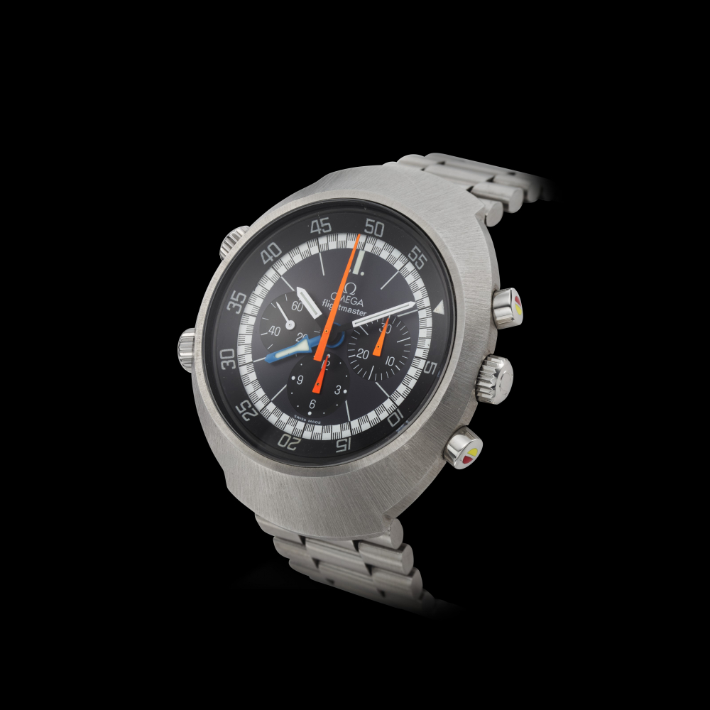 OMEGA, FLIGHTMASTER, STEEL, GMT, CHRONOGRAPH, REF. 145.0026 -