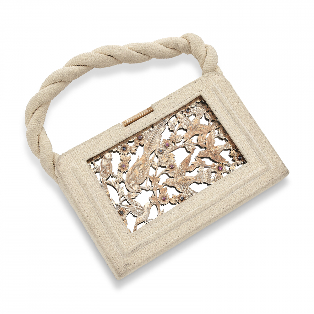 BOUCHERON MINAUDIÈRE RÉTRO SAPHIRS ET RUBIS -