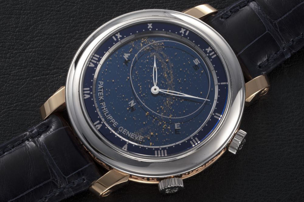 PATEK PHILIPPE, REF. 5102PR CELESTIAL, A PLATINUM AND GOLD ASTRONOMICAL WRISTWATCH - CASE
