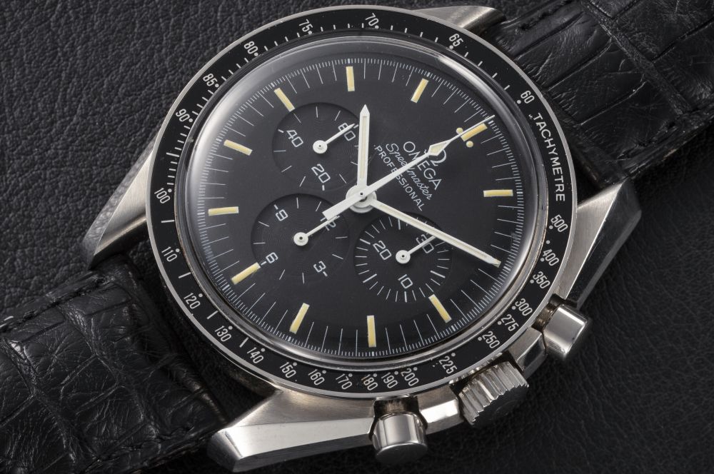 OMEGA, SPEEDMASTER APOLLO XI 25TH ANNIVERSARY REF. 3891.50, A LIMITED EDITION STEEL CHRONOGRAPH WRISTWATCH - CASE