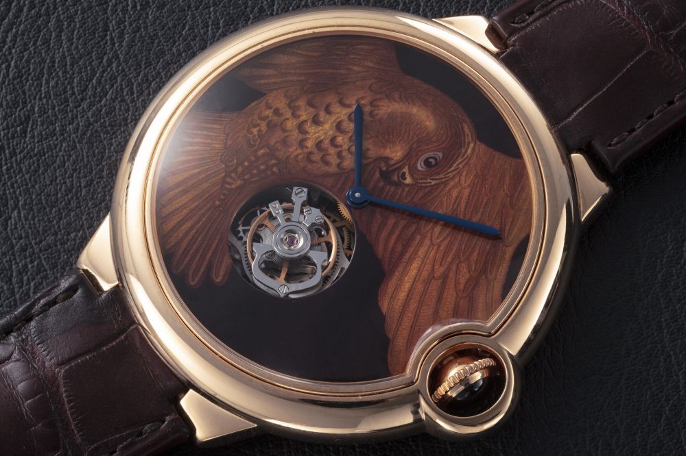 CARTIER, BALLON BLEU FLYING TOURBILLON REF. 3088A, A LIMITED EDITION ROSE GOLD WRISTWATCH - CASE