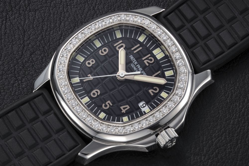 PATEK PHILIPPE, AQUANAUT “LUCE” REF. 5067A, A STEEL AND DIAMOND-SET WRISTWATCH - CASE