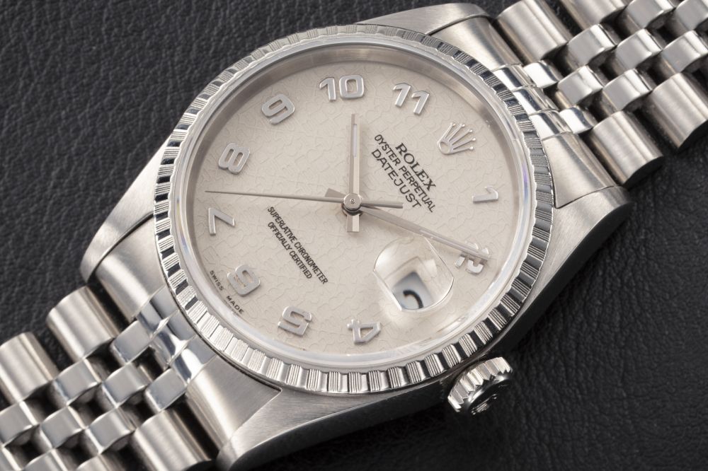 ROLEX, DATEJUST REF. 16220, A STEEL AUTOMATIC WRISTWATCH - CASE
