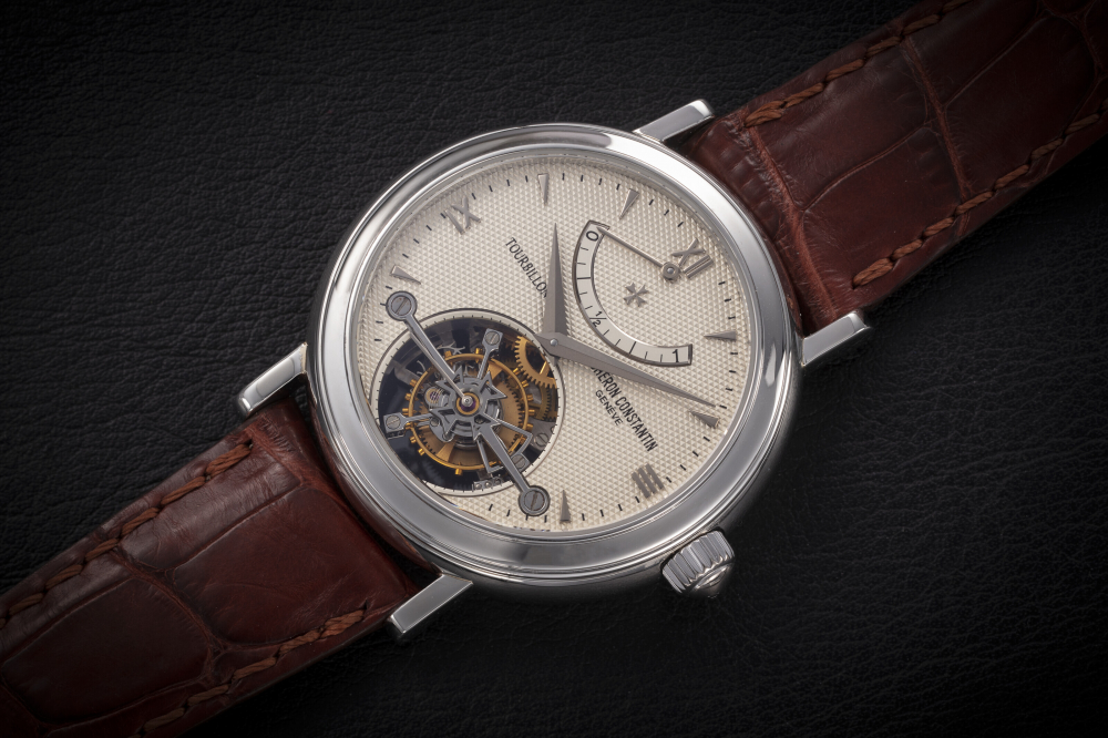 VACHERON CONSTANTIN, PATRIMONY TOURBILLON REF. 30050/00P, A RARE AND ATTRACTIVE PLATINUM WRISTWATCH - CASE