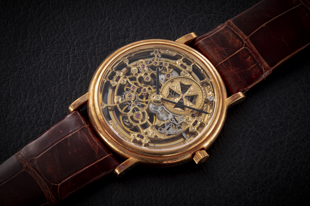 VACHERON CONSTANTIN, PATRIMONY SQUELETTE REF. 43038/00J-000, A RARE GOLD SKELETONISED AUTOMATIC WRISTWATCH - CASE