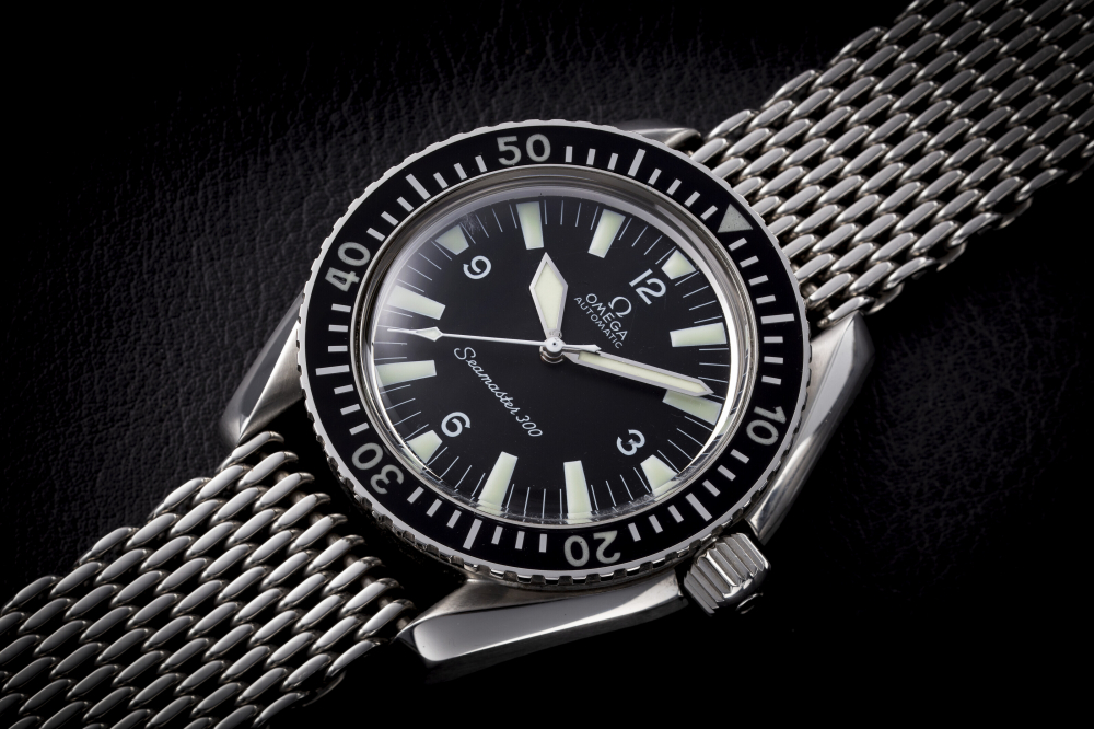 OMEGA, SEAMASTER 300 REF. 165.024, A STEEL AUTOMATIC WRISTWATCH - CASE