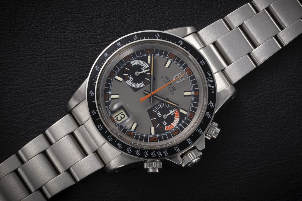 TUDOR, OYSTERDATE MONTE CARLO REF. 7169, A STEEL CHRONOGRAPH WRISTWATCH - CASE
