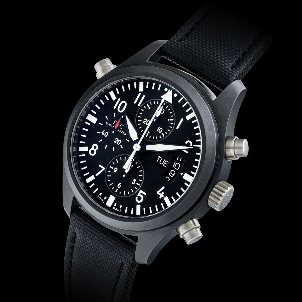 IWC, LIMITED EDITION OF 1000 PIECES, PILOT TOP GUN SPLIT SECONDS, REF. IW378601 - In