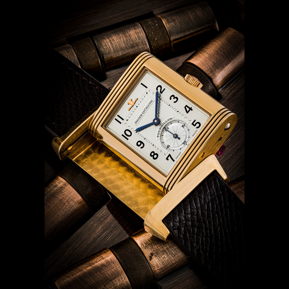 JAEGER LE-COULTRE, LIMITED TO 500 PIECES, PINK GOLD REVERSO TOURBILLON -