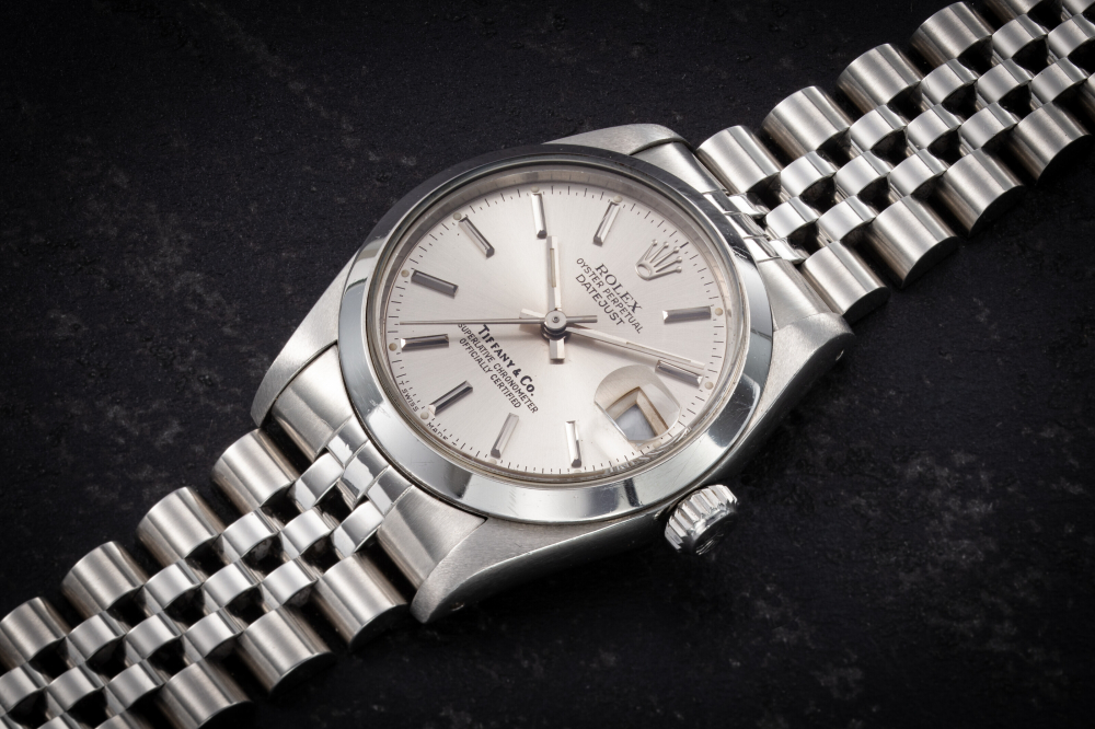 ROLEX, DATEJUST REF. 68240, A STEEL AUTOMATIC WRISTWATCH RETAILED BY TIFFANY CO. - CASE