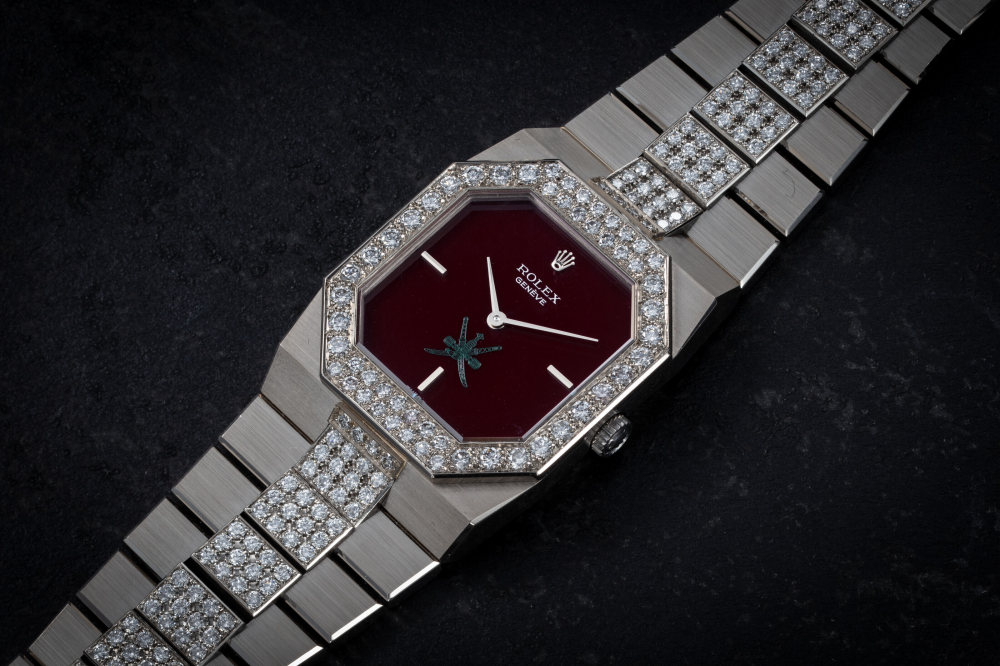 ROLEX, CELLINI, REF. 4652 'KHANJAR', AN INCREDIBLY WELL-PRESERVED AND RARE GOLD AND DIAMOND-SET WRISTWATCH, CASE NUMBER: 4'900'791 | Christie’s