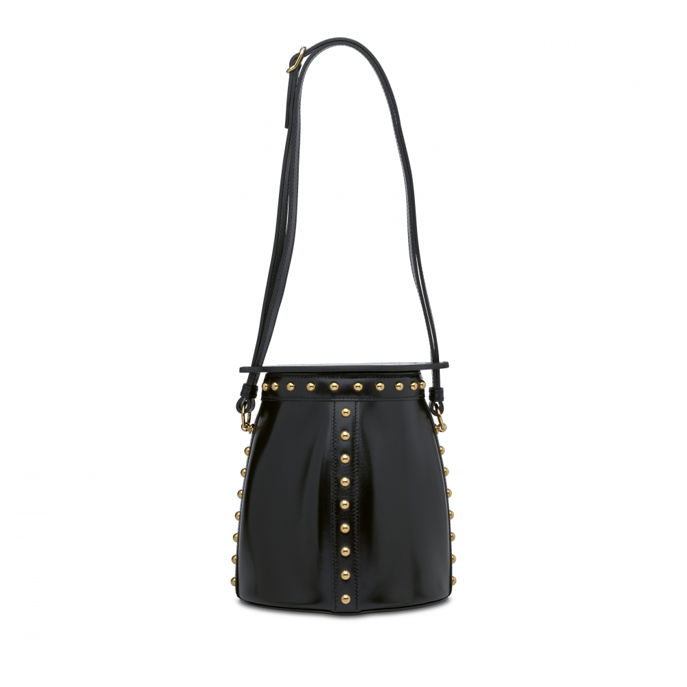 A LIMITED EDITION BLACK CALF BOX LEATHER CLOUTÉ FARMING WITH GOLD HARDWARE - HERMÈS