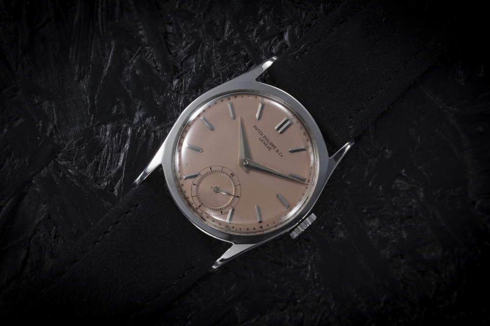 PATEK PHILIPPE, REF. 541, A RARE AND ATTRACTIVE STEEL MANUAL-WINDING WRISTWATCH 