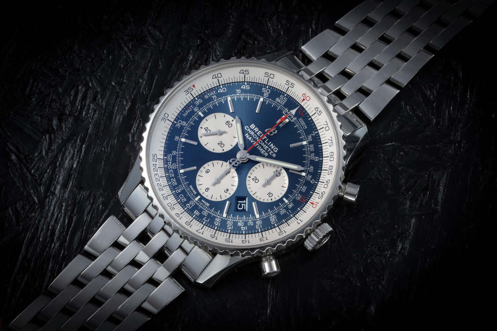 BREITLING, NAVITIMER B01 CHRONOGRAPH 46 REF. AB0127, A STEEL AUTOMATIC CHRONOGRAPH WRISTWATCH