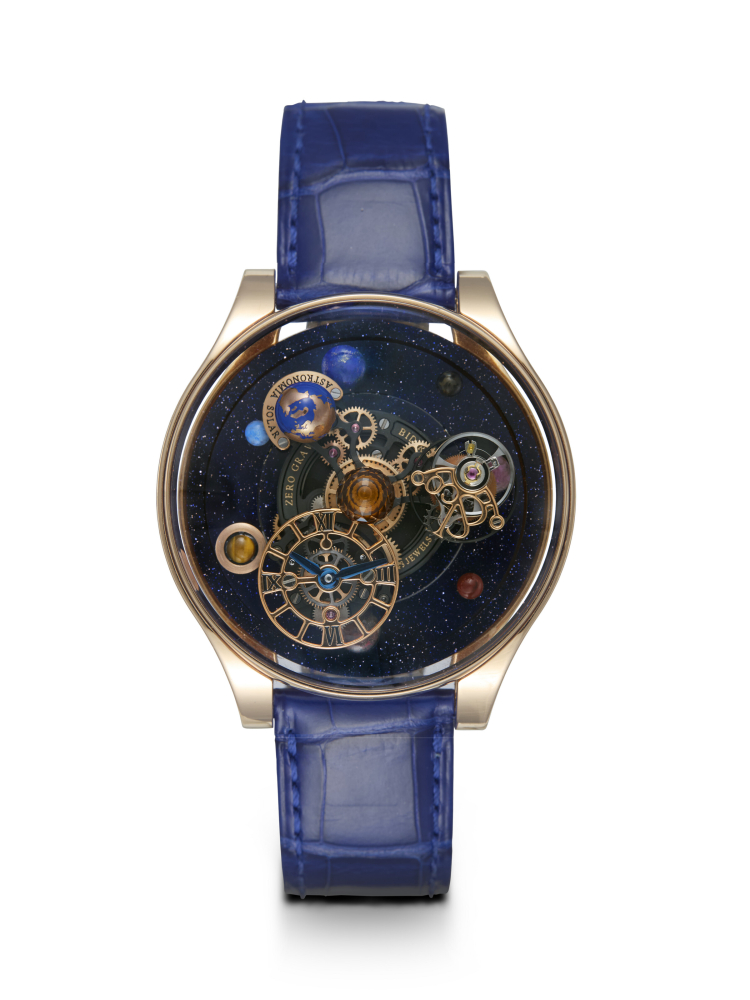 JACOB CO. ASTRONOMIA SOLAR, A SPECTACULAR PINK GOLD MANUAL-WINDING WRISTWATCH WITH TOURBILLON