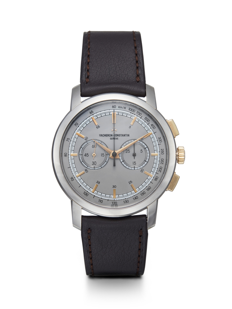 VACHERON CONSTANTIN, PATRIMONY TRADITIONELLE REF. 47192/000B-9828, A FINE WHITE GOLD AND ROSE GOLD MANUAL-WINDING CHRONOGRAPH