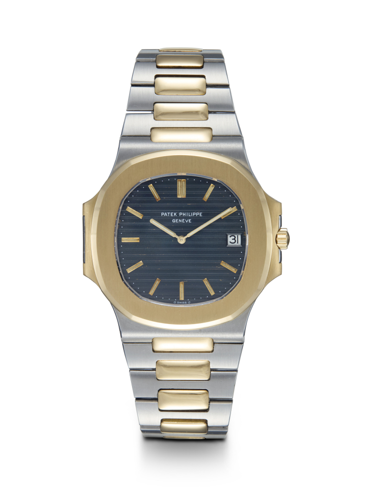 PATEK PHILIPPE, NAUTILUS REF. 3700/11JA-050, A FINE STEEL AND GOLD AUTOMATIC WRISTWATCH