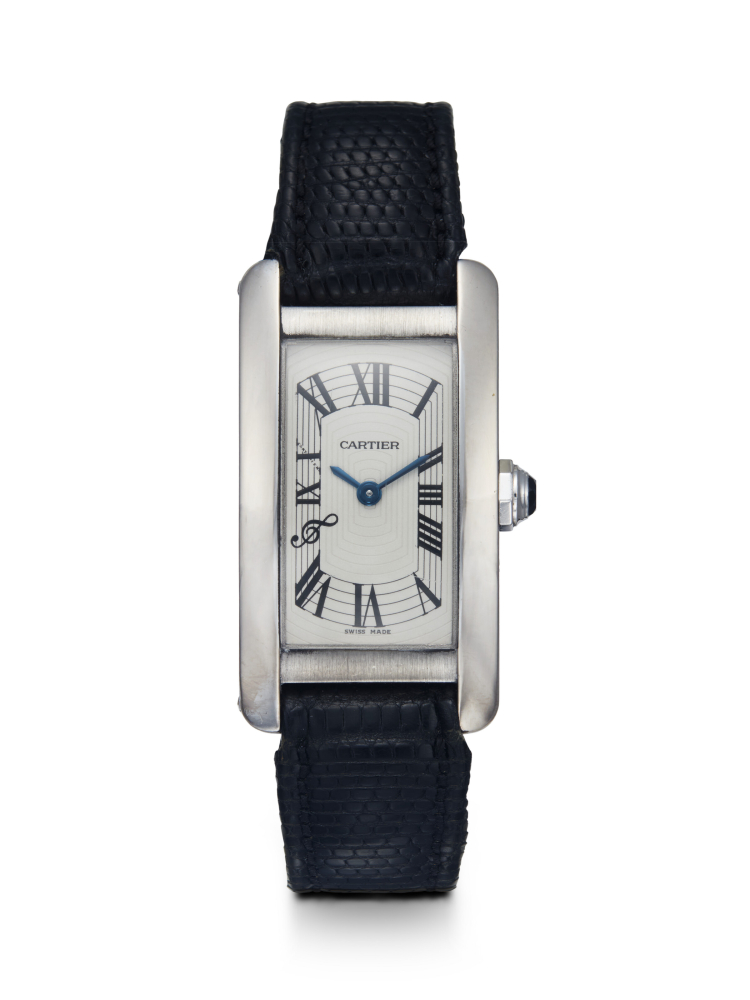 CARTIER TANK AMERICAINE REF. 2489 ‘TEATRO ALLA SCALA’, A FINE LIMITED EDITION GOLD QUARTZ WRISTWATCH