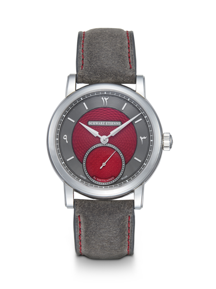 SCHWARZ ETIENNE ROMA SYNERGY BY KARI VOUTILAINEN, A RARE AND ATTRACTIVE LIMITED EDITION AUTOMATIC WRISTWATCH MADE FOR EMIRATES WATCH CLUB