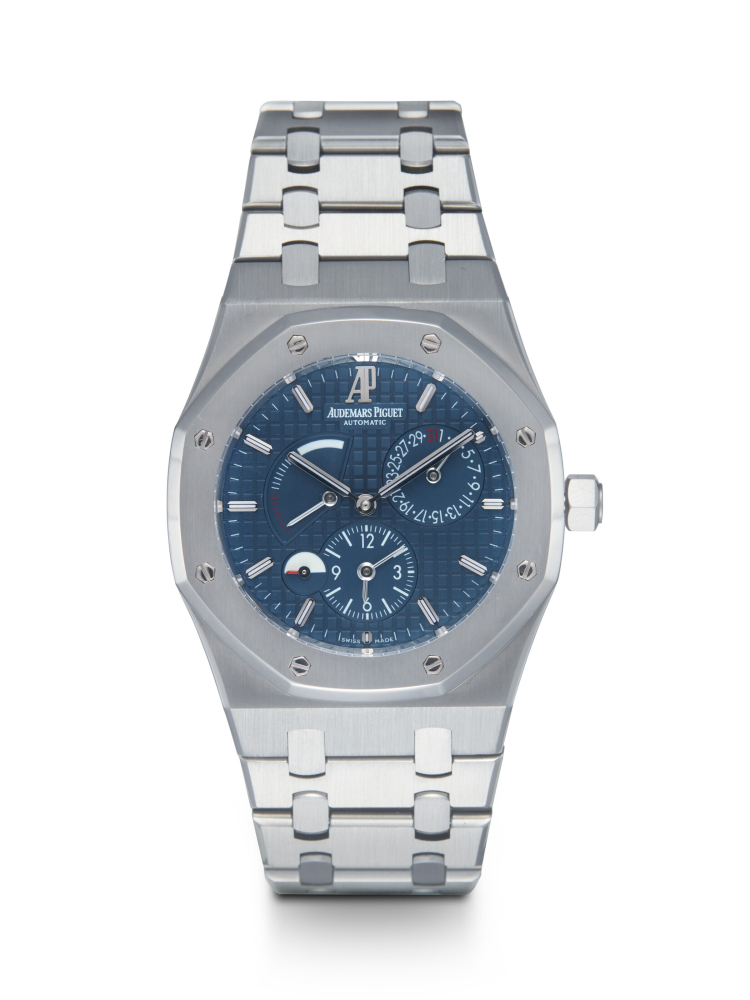 AUDEMARS PIGUET, ROYAL OAK REF. 26120ST, A FINE STAINLESS STEEL AUTOMATIC DUAL TIME WRISTWATCH