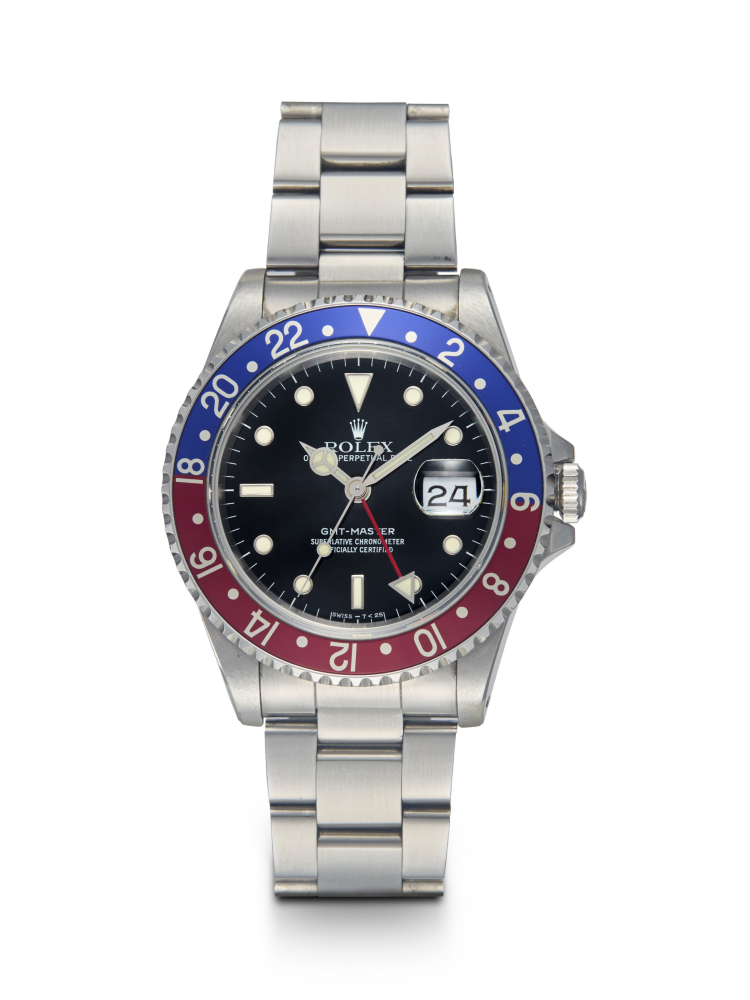 ROLEX, GMT-MASTER REF. 16700, A STEEL AUTOMATIC DUAL TIME WRISTWATCH WITH BRACELET