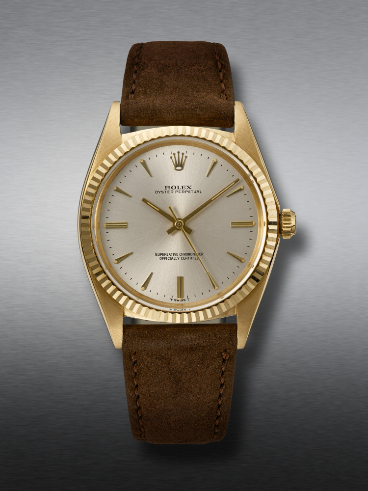 ROLEX, YELLOW GOLD ‘OYSTER PERPETUAL’, REF. 1013