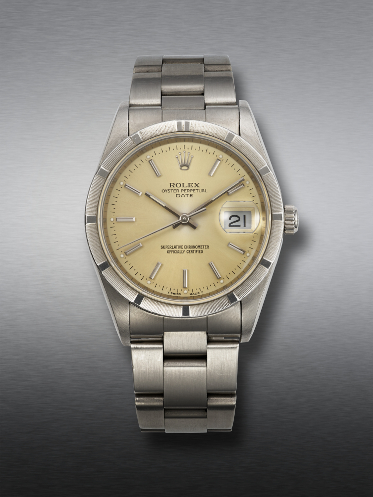 ROLEX, STAINLESS STEEL ‘DATE’, REF. 15210