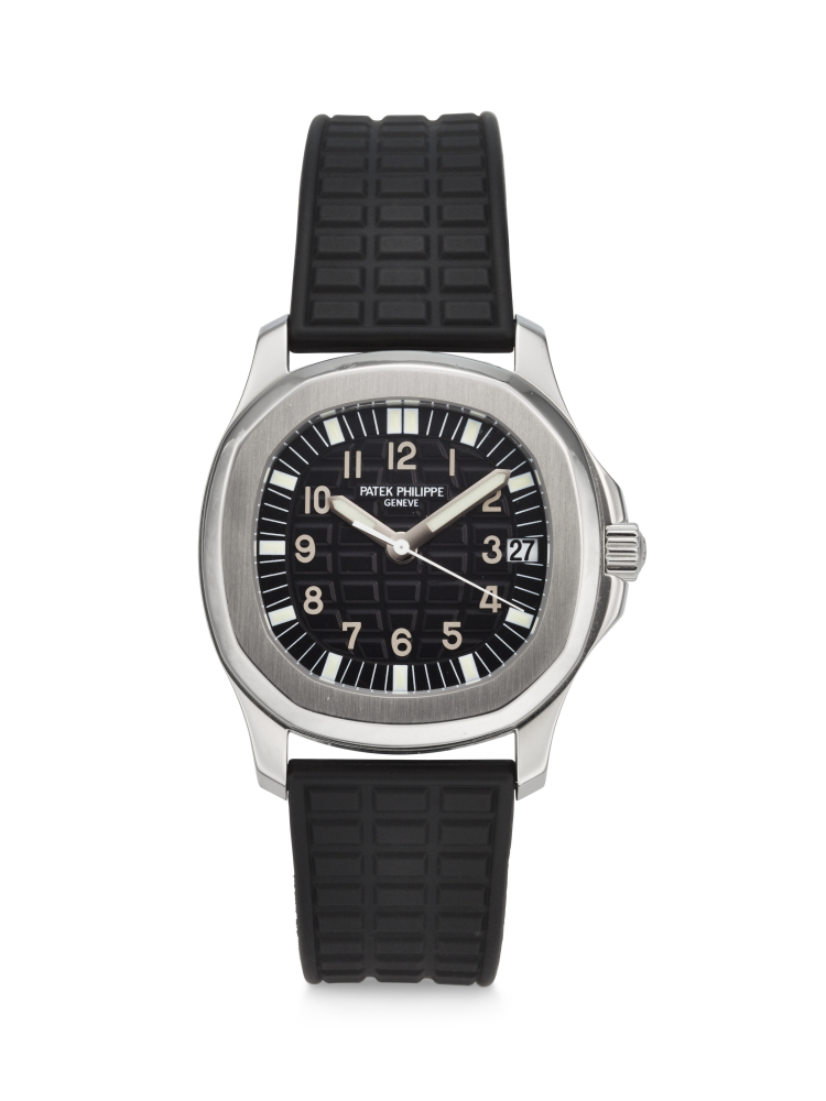 PATEK PHILIPPE. AN ATTRACTIVE AND COVETED STAINLESS STEEL AUTOMATIC WRISTWATCH WITH SWEEP CENTRE SECONDS AND DATE