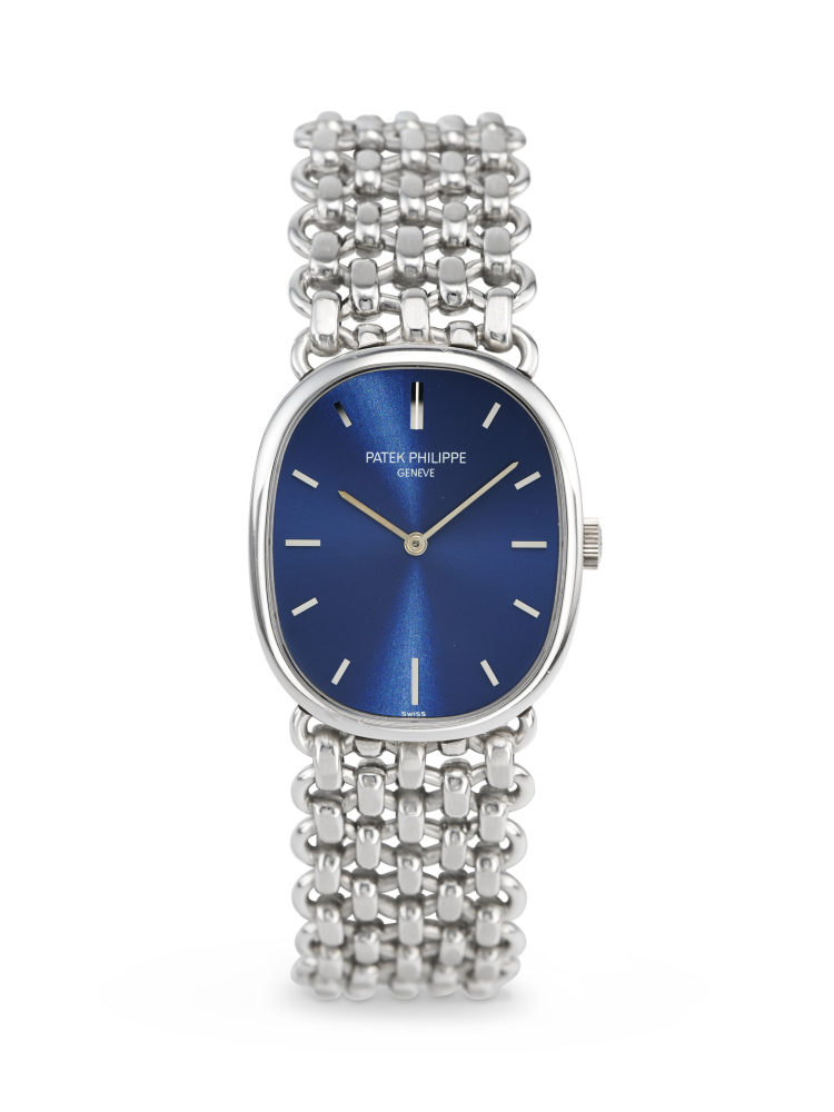 PATEK PHILIPPE, WHITE GOLD 'GOLDEN ELLIPSE', REF. 3648/1