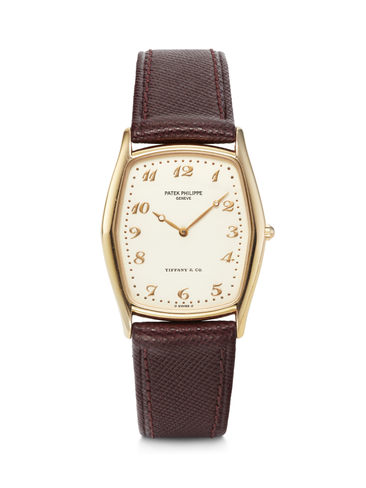 PATEK PHILIPPE, RETAILED BY TIFFANY CO., PINK GOLD 'GONDOLO FANTAISIE' REF. 3842