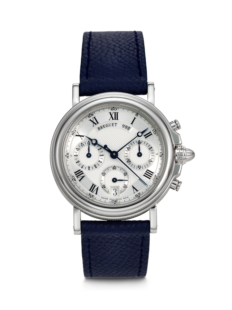 BREGUET, PLATINUM CHRONOGRAPH 'MARINE' WITH DATE, REF. 3460PT