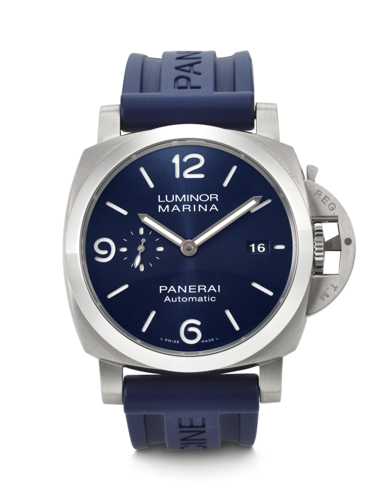 PANERAI, LIMITED EDITION STAINLESS STEEL 'LUMINOR MARINA' WITH DATE, REF. PAM01313