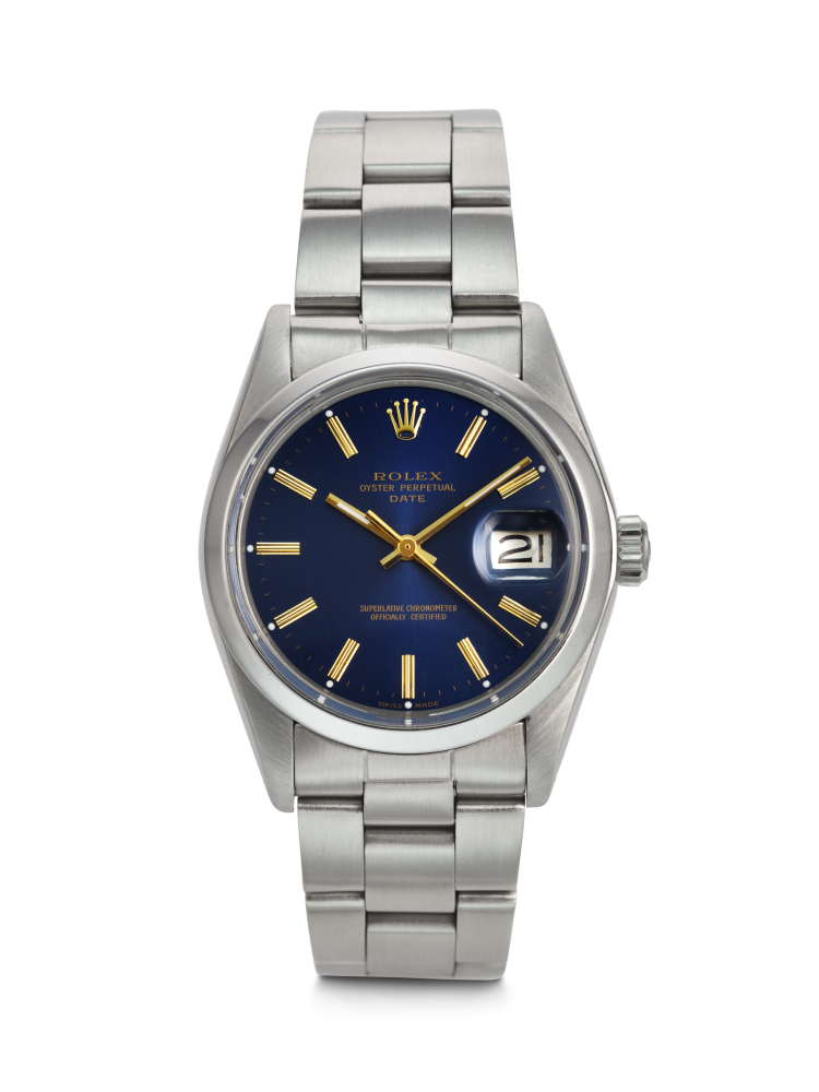 ROLEX, STAINLESS STEEL 'OYSTER PERPETUAL DATE', REF. 1500