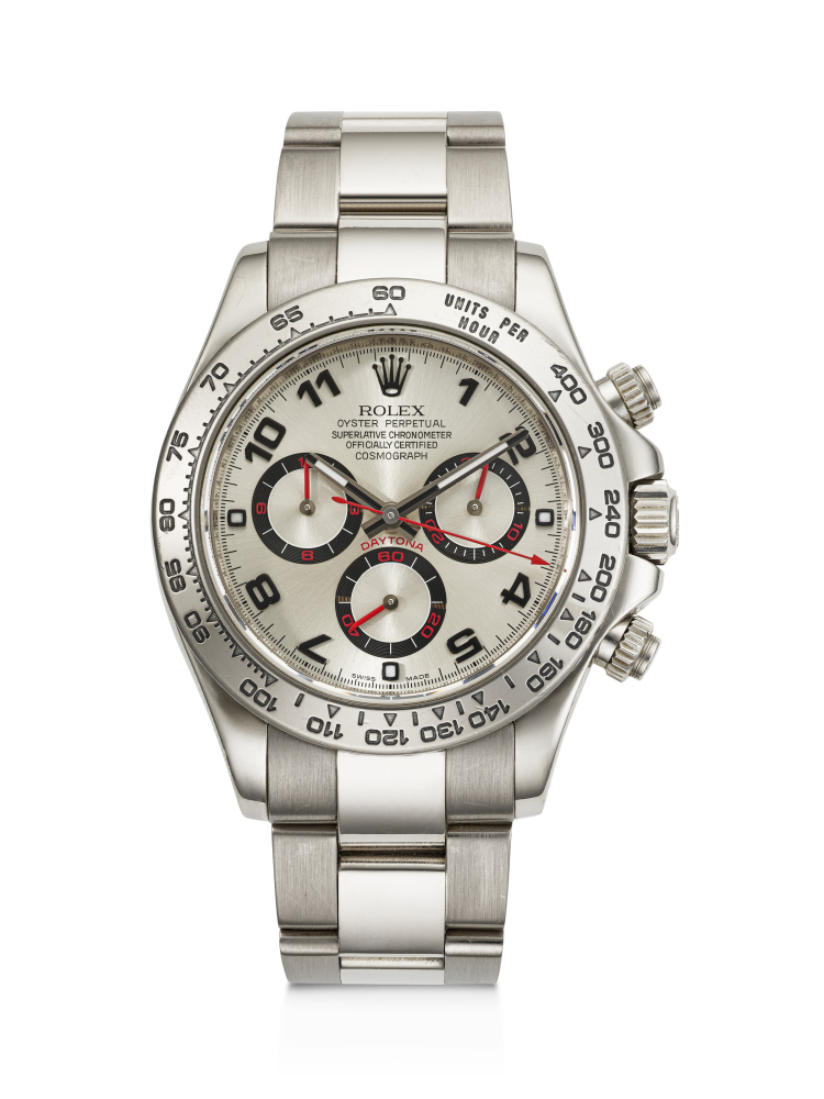 ROLEX, WHITE GOLD CHRONOGRAPH 'DAYTONA', REF. 116509