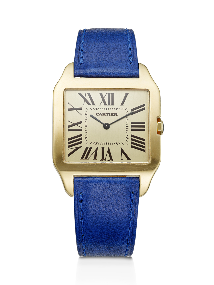 CARTIER, LARGE YELLOW GOLD 'SANTOS DUMONT', REF. 2649