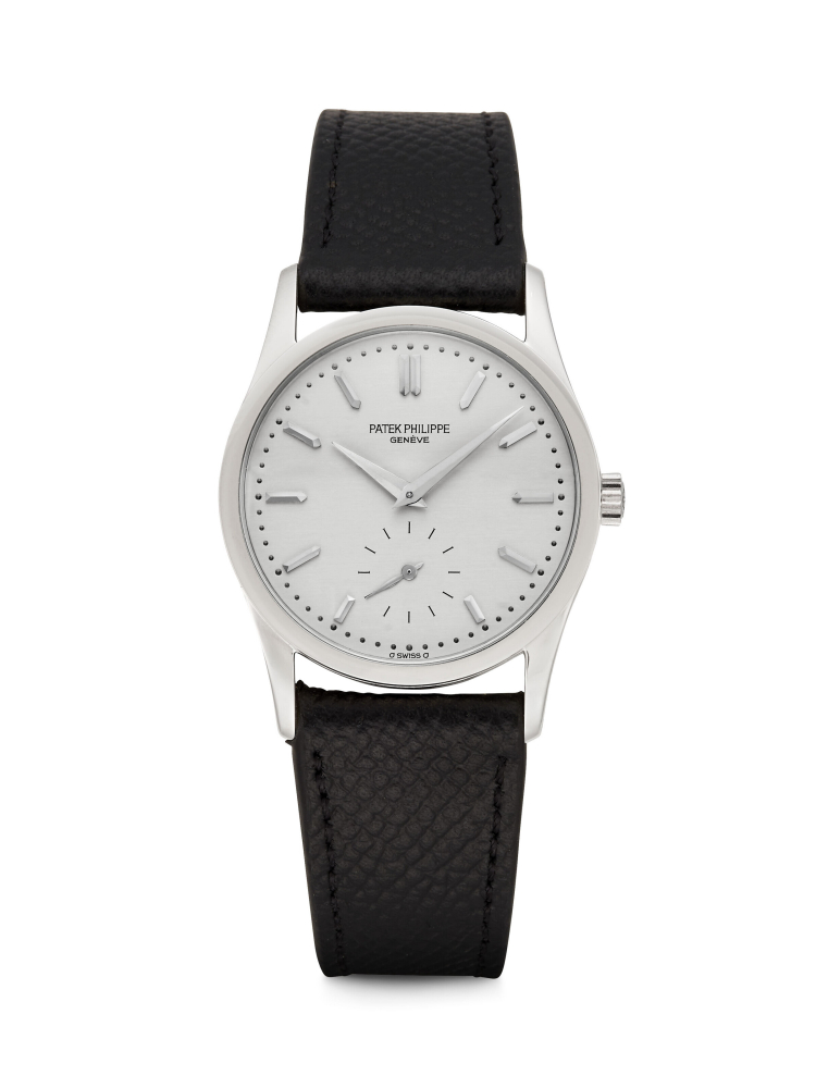 PATEK PHILIPPE. A PLATINUM WRISTWATCH