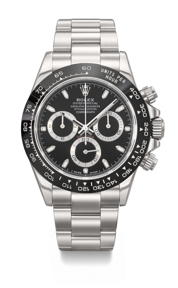ROLEX. A COVETED AND SPORTY STAINLESS STEEL AUTOMATIC CHRONOGRAPH WRISTWATCH WITH BRACELET
