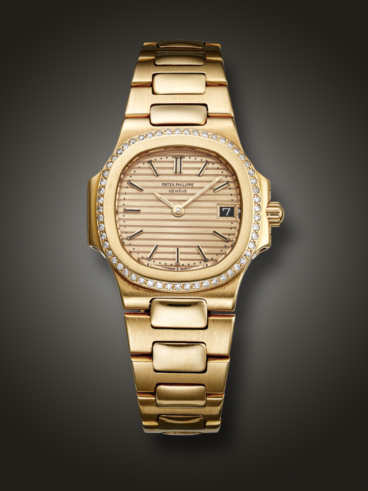 PATEK PHILIPPE, YELLOW GOLD AND DIAMOND-SET ‘NAUTILUS’, REF. 4700/2