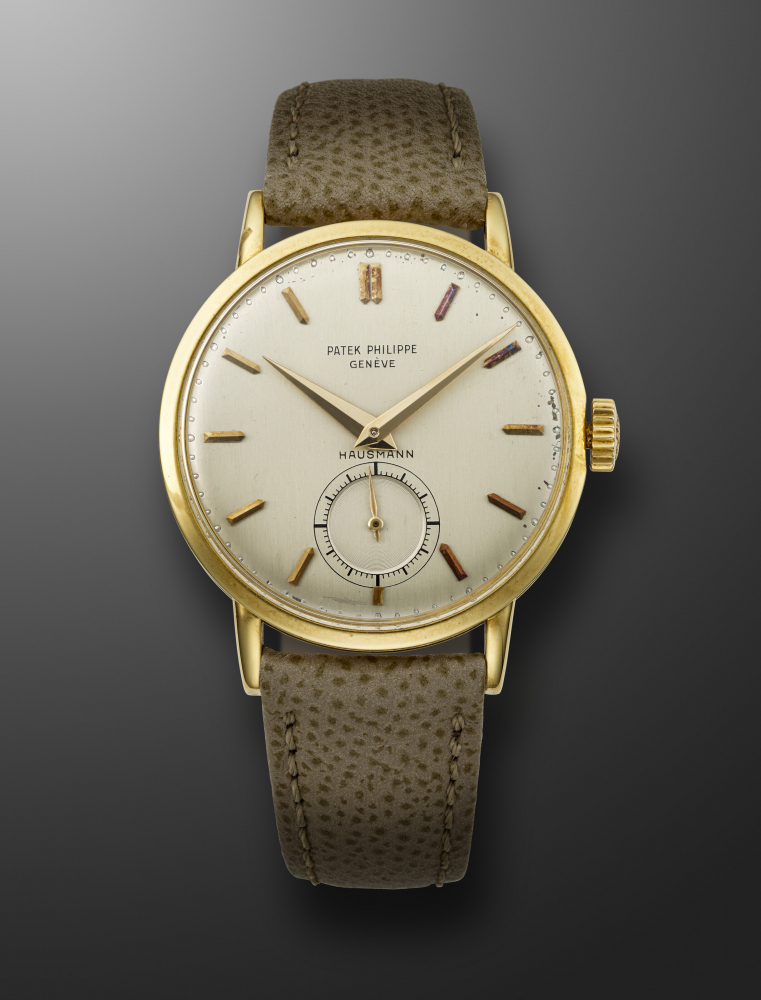 PATEK PHILIPPE, YELLOW GOLD 'CALATRAVA', RETAILED BY HAUSMANN, REF. 1513" -