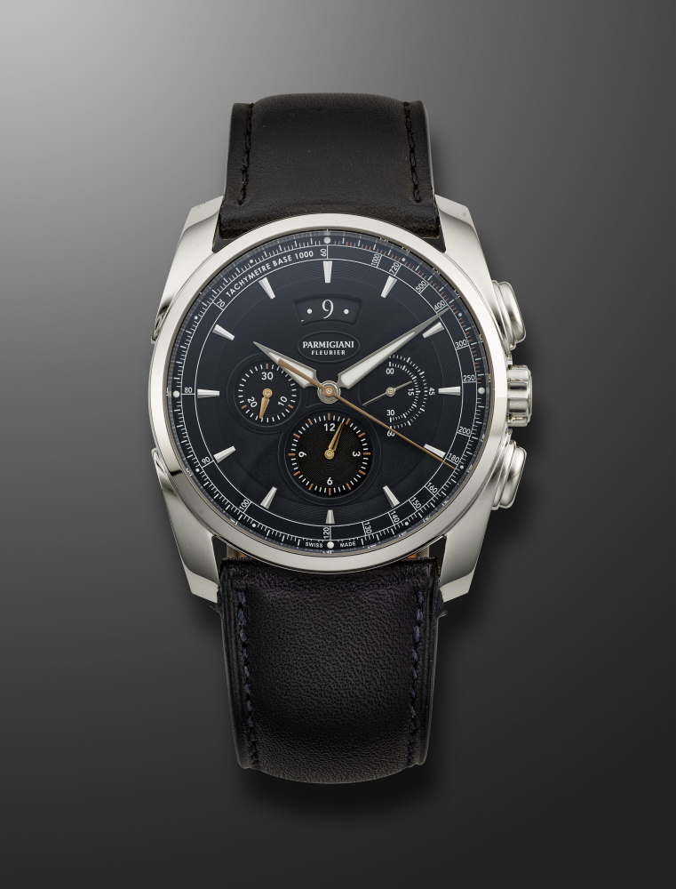 PARMIGIANI FLEURIER, STAINLESS STEEL CHRONOGRAPH 'TONDA METROGRAPHE', 'THE PREFECT PRIZE', REF. 66577" -