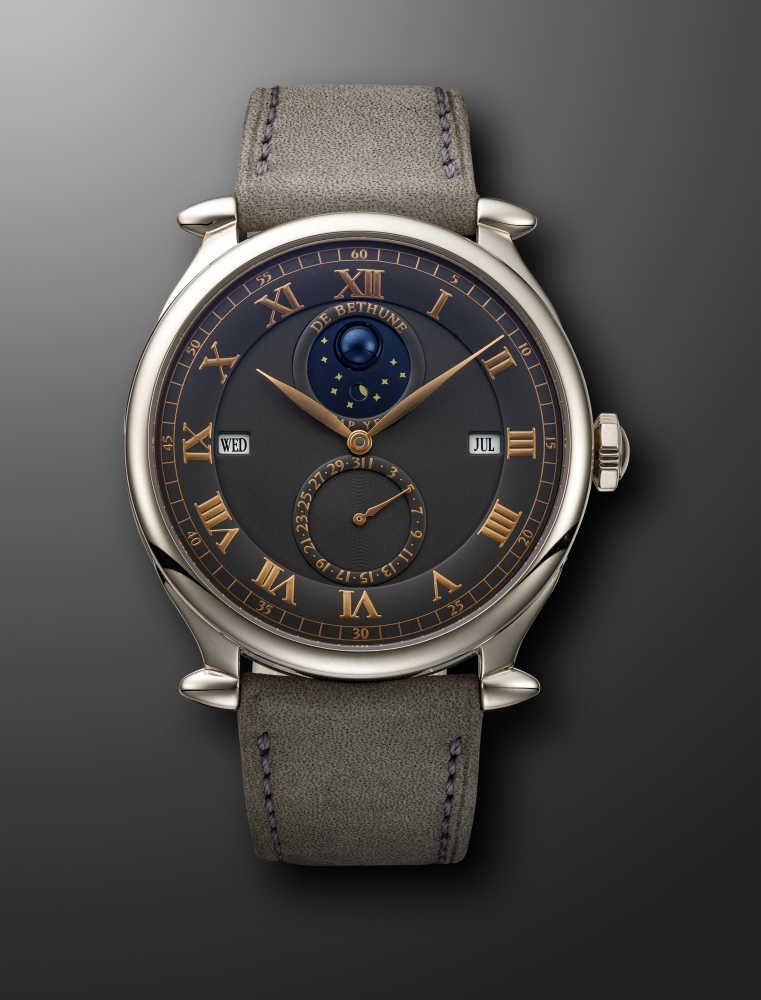 DE BETHUNE, WHITE GOLD PERPETUAL CALENDAR WITH MOON PHASES, REF. DB15WT S1" -
